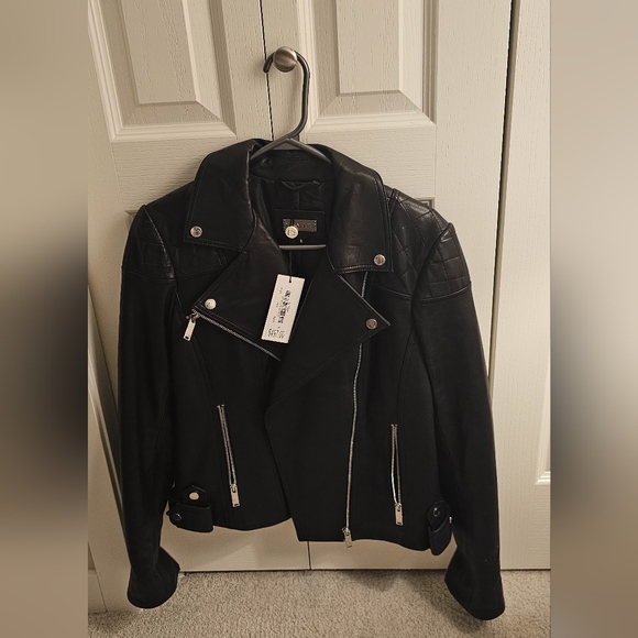 Leather jacket alyssa - Picture 1 of 4